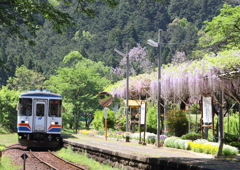 花の駅「湯の洞温泉口駅」