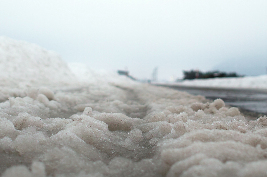 融雪（靴目線）