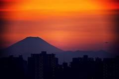 千葉からの富士