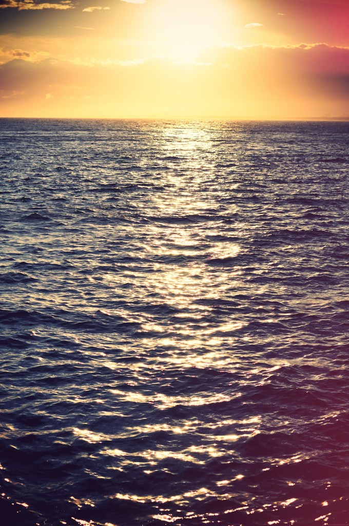 湘南夕日