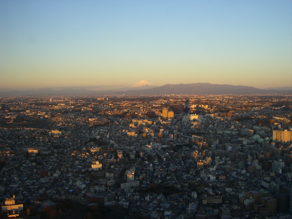 横浜ランドマークタワーからの風景