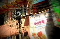 メチャクチャ電線