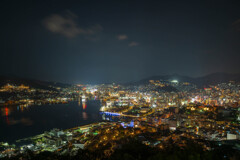 Night view from Nabekanmuri Observatory