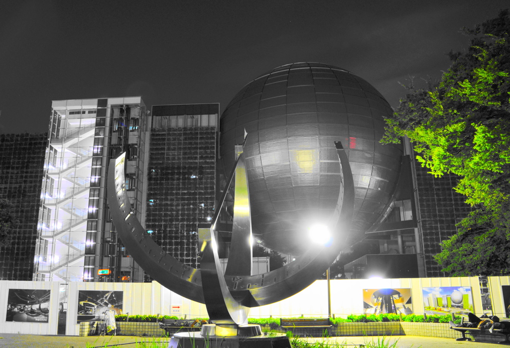 夜の白川公園
