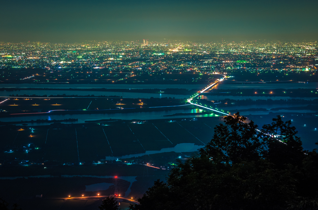 多度山の夜景　Ⅰ