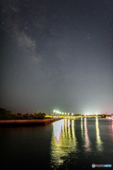 漁港の夜