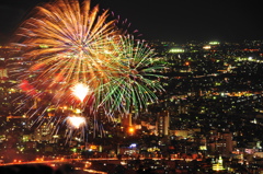 Nagaragawa fireworks festival  2013