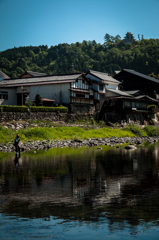 清流　吉田川