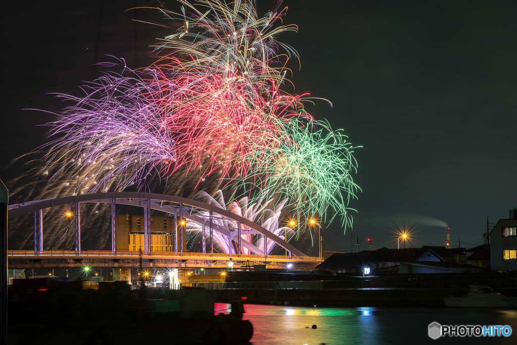 Yokkaichi fireworks festival 2015