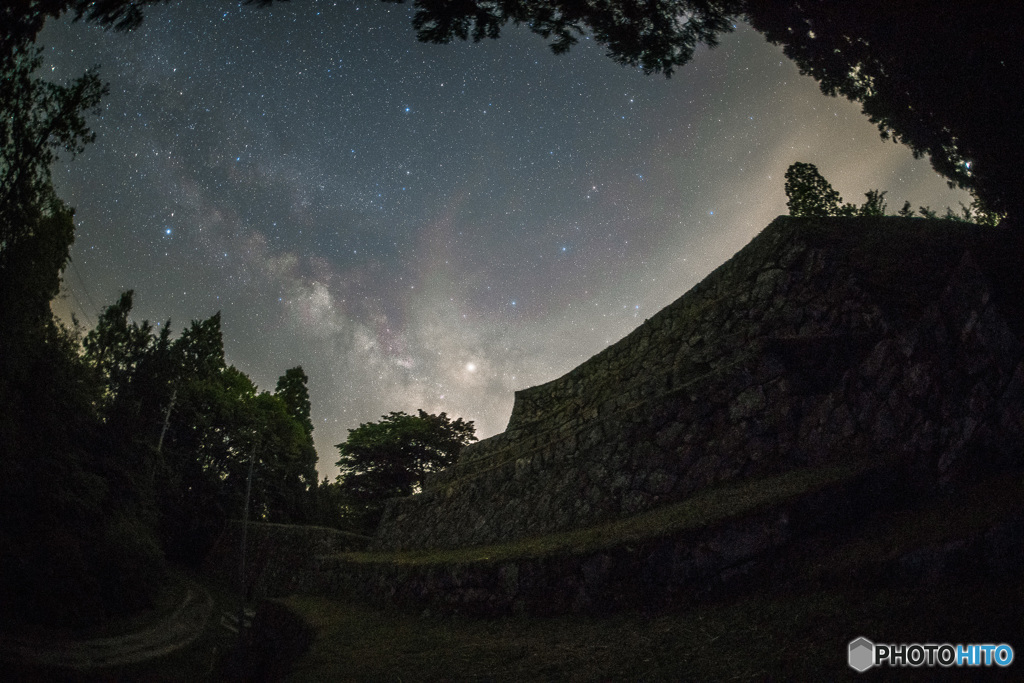 城址の星空