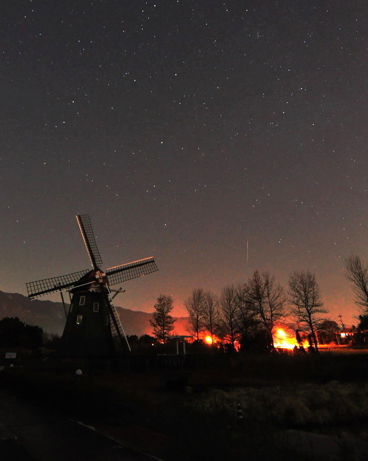 On the night Geminids Meteor Shower 2012