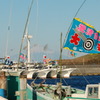 風車22大漁旗と富士山とくるくる風車