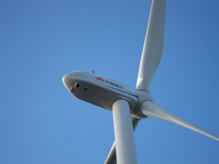 浜岡原発の隣にあった風車