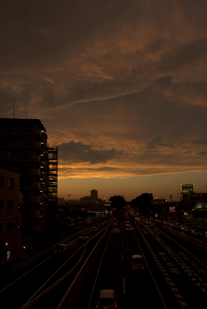 赤い空