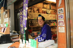 古き良き商店街にて