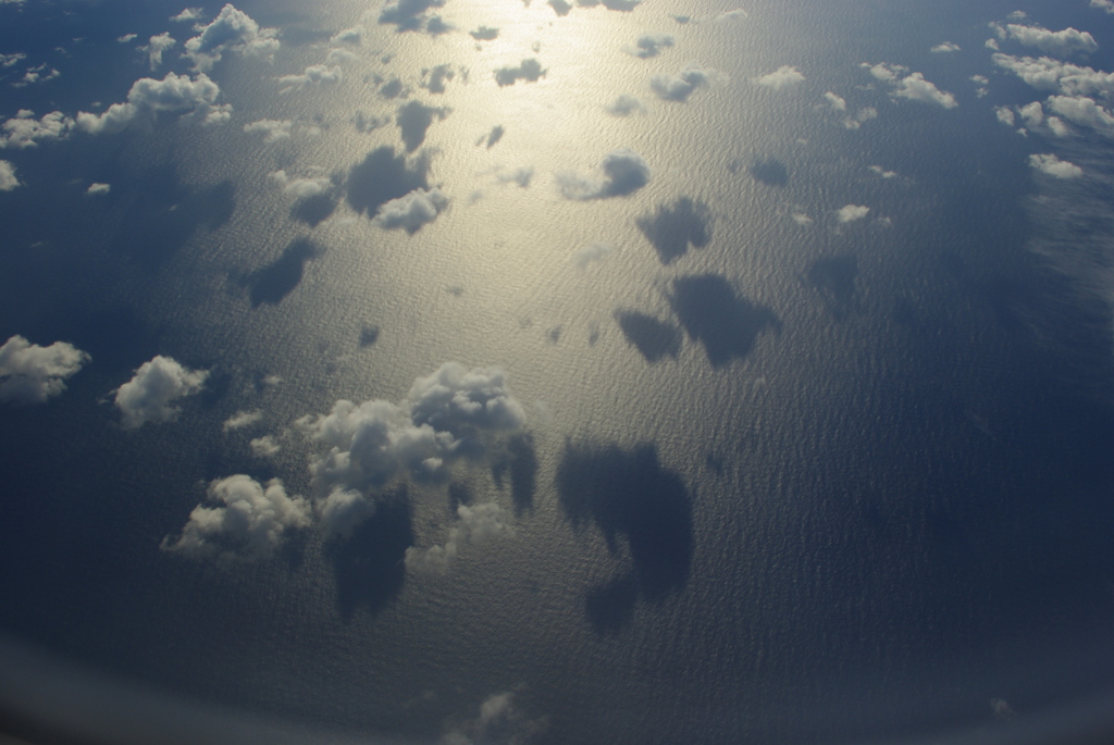 雲の陰
