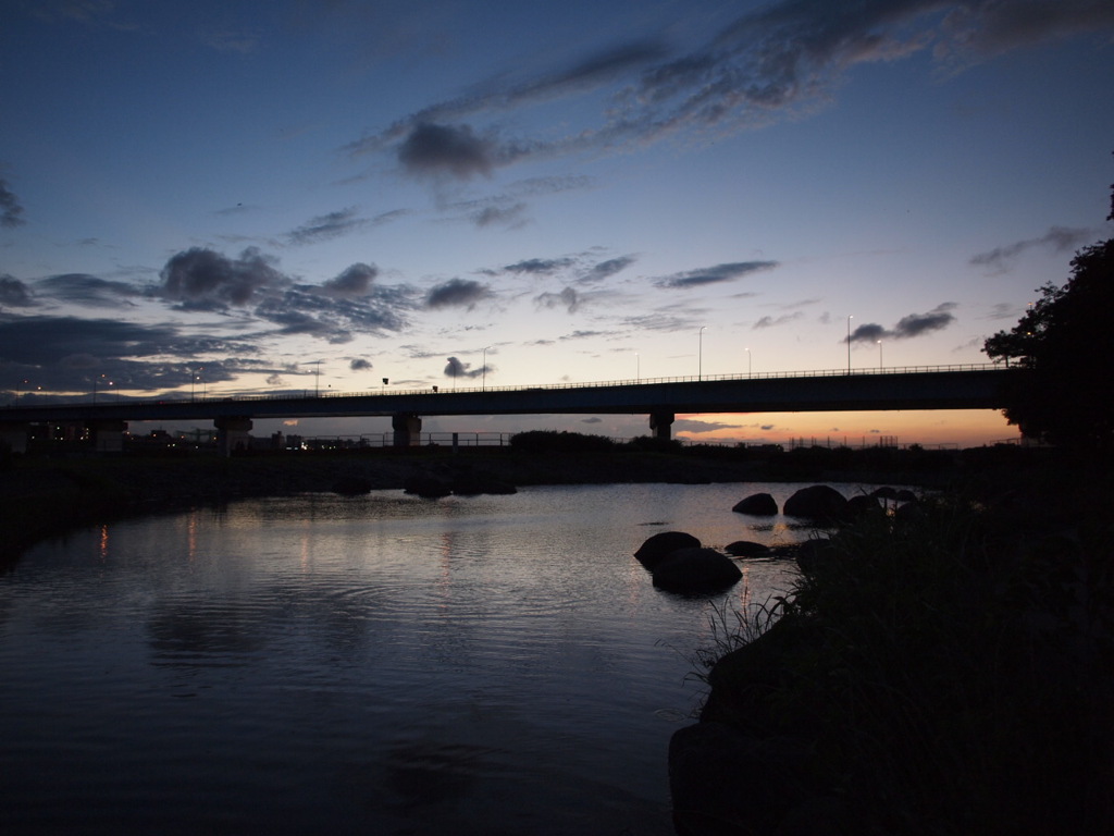 ある夏の日の夕暮れ