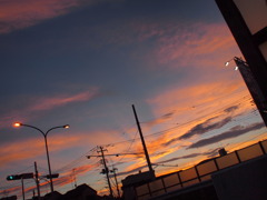 夕暮れドライブ