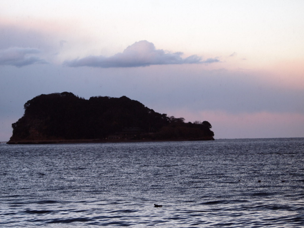 猿島の夕暮れ