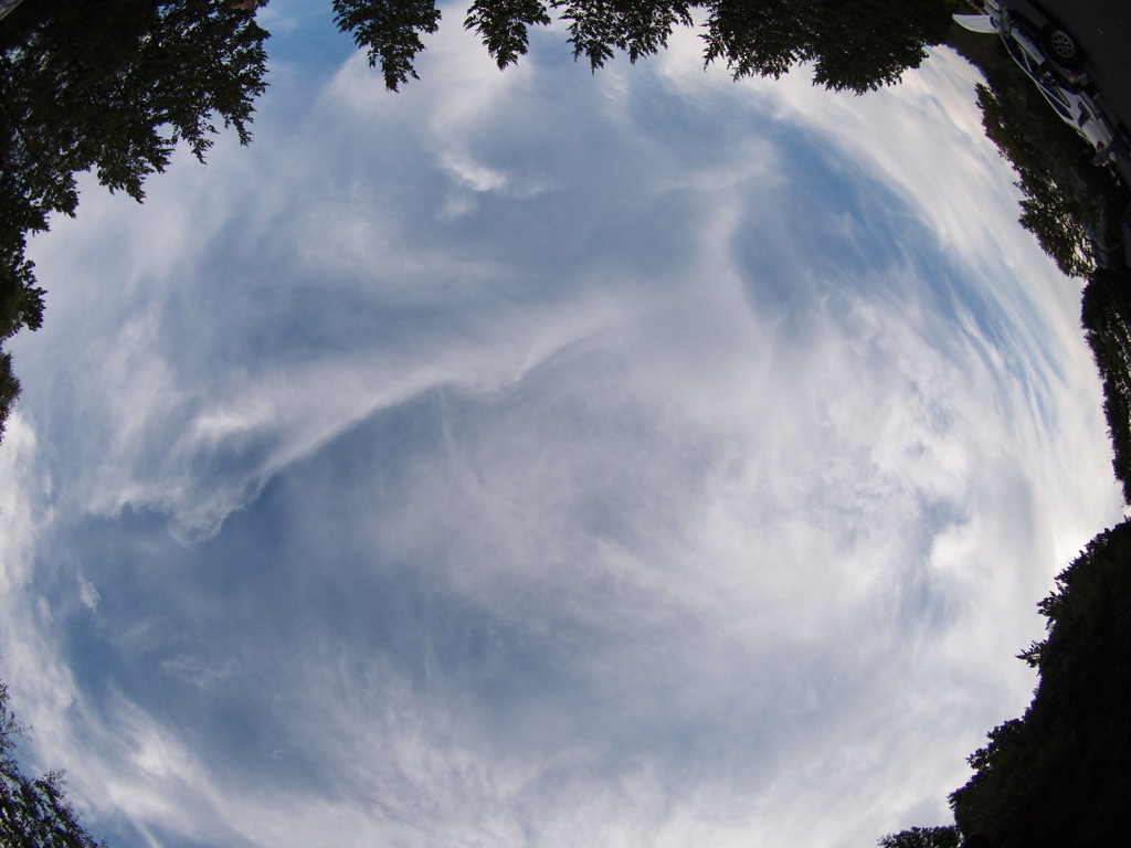 渦巻く、秋の空
