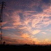 繋がる夕景２