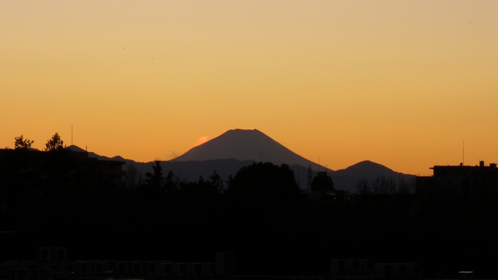 バルコニーからの富士山