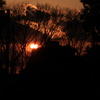 ベランダからの夕日