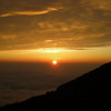 富士山五合目から見た日の出