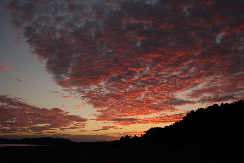 野蒜海岸夕景