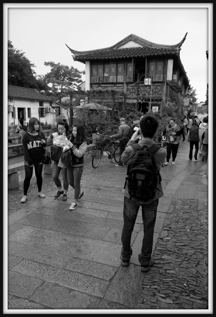 写真撮る人