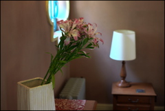 花のある部屋