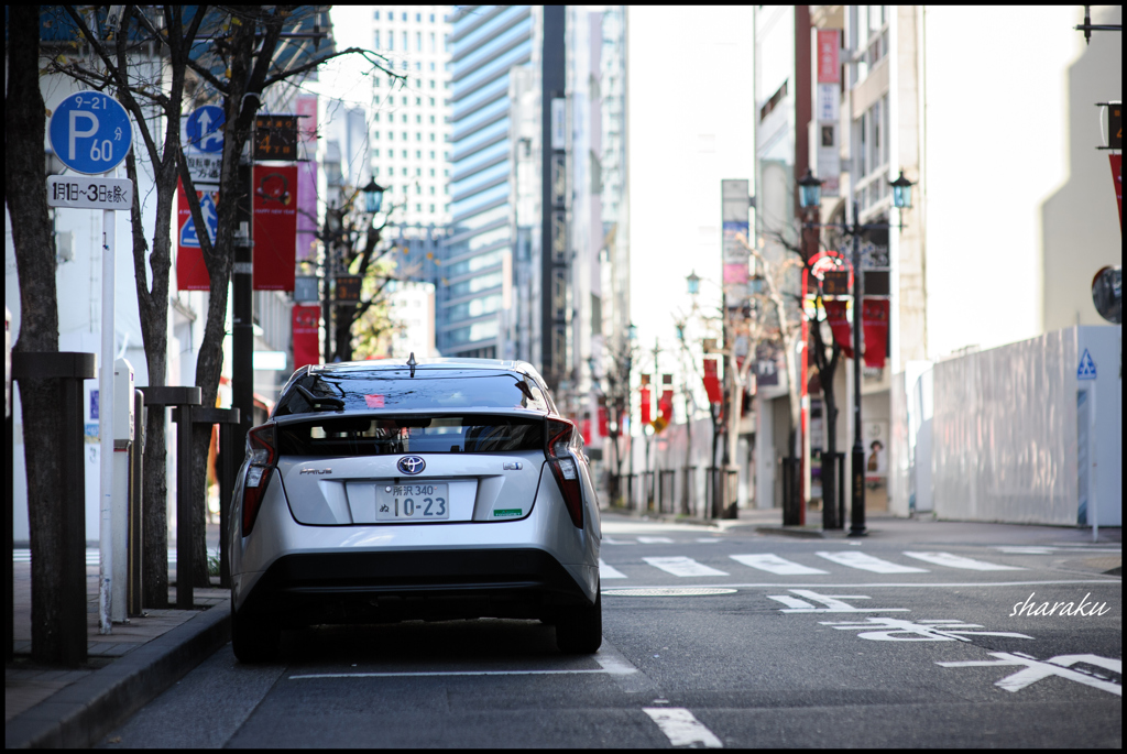 銀座でPRIUS