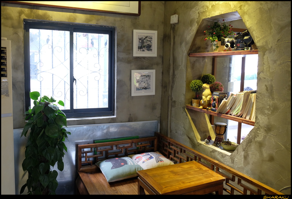 珈琲店の内部