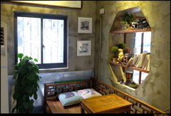 珈琲店の内部