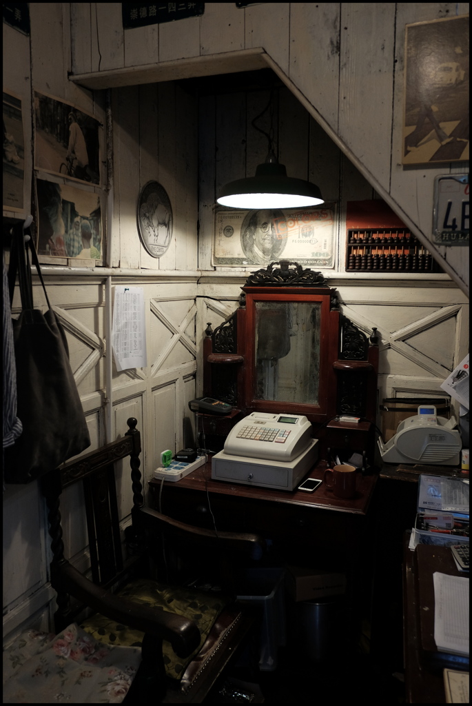 珈琲店のレジ