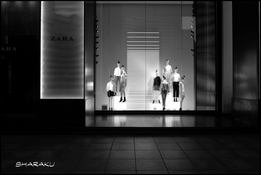 朝のZARA