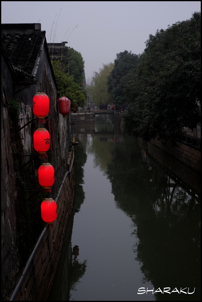 曇天の水郷
