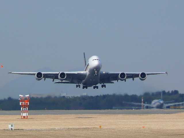 シンガポールエアラインA380＠成田空港