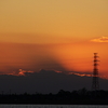 牛久沼の夕景