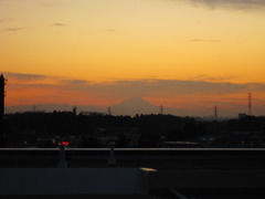 近所からの富士山