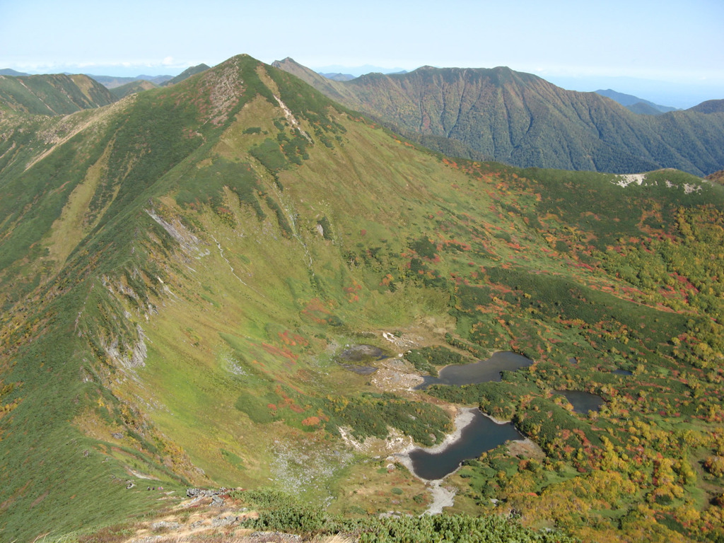 幌尻岳から七つ沼