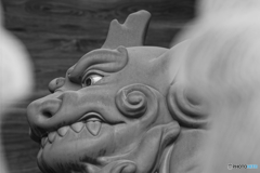 中山寺獅子