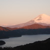 芦ノ湖と富士山