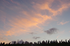 夕暮れ