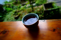 お茶と苔