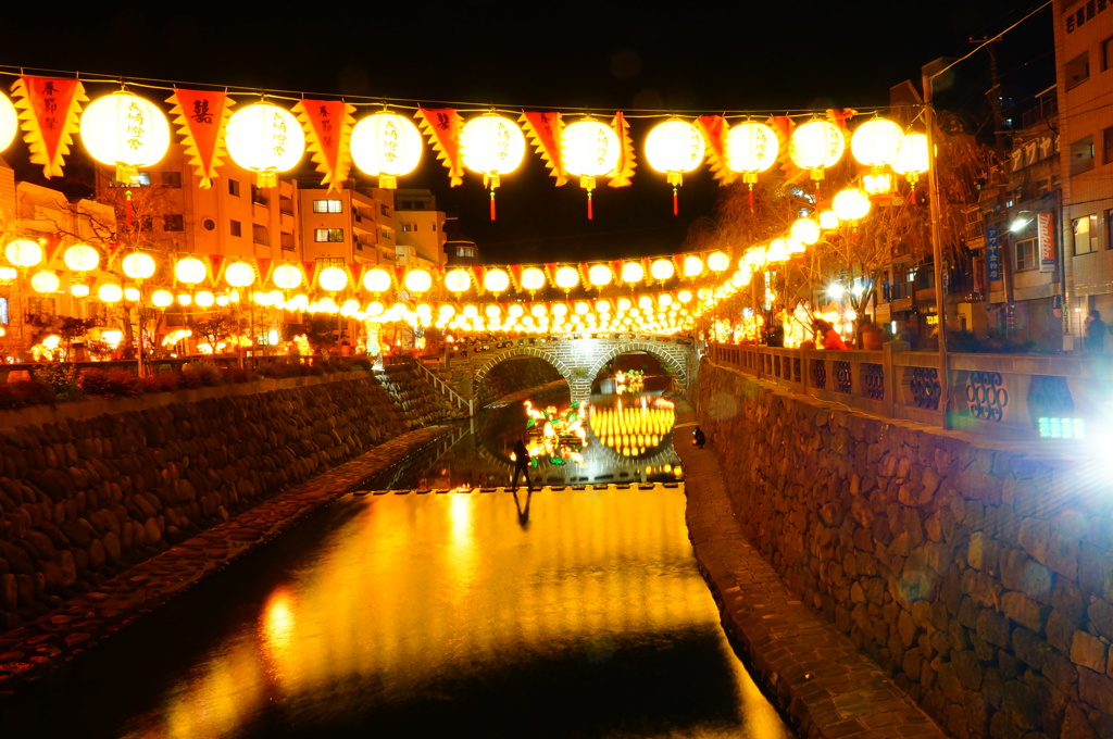 長崎ランタンフェスティバル　in　眼鏡橋