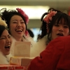 売り子さんも祝福
