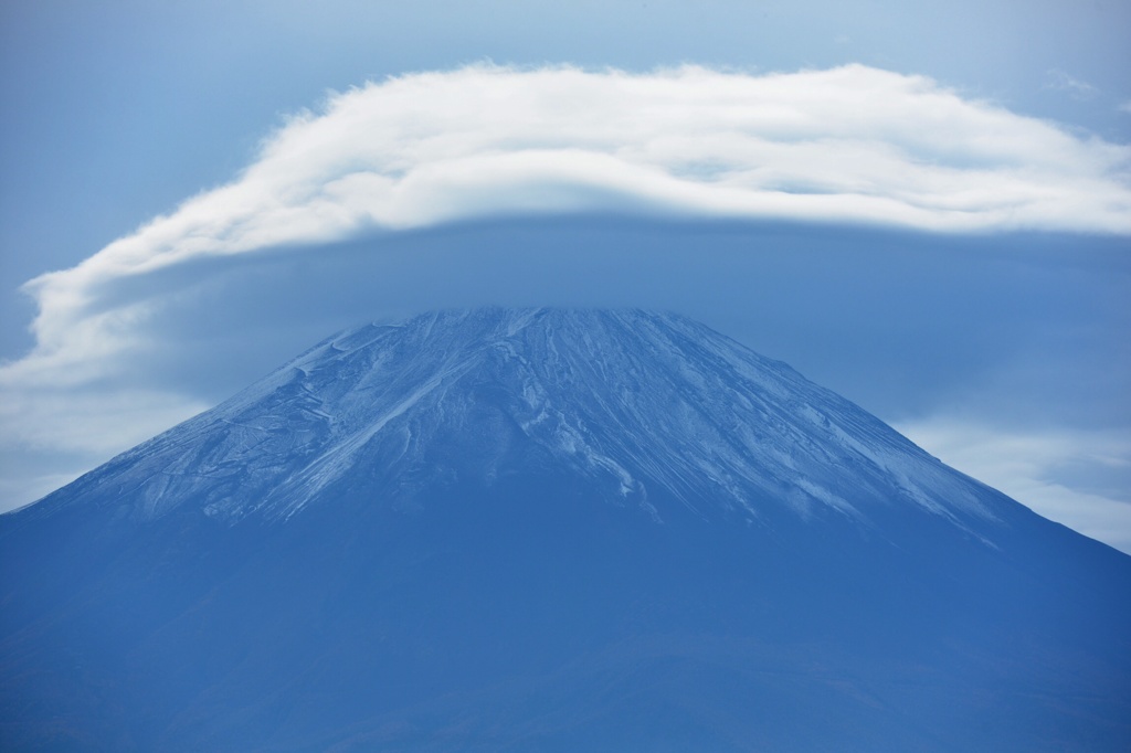 富士山と雲