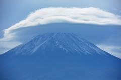 富士山と雲