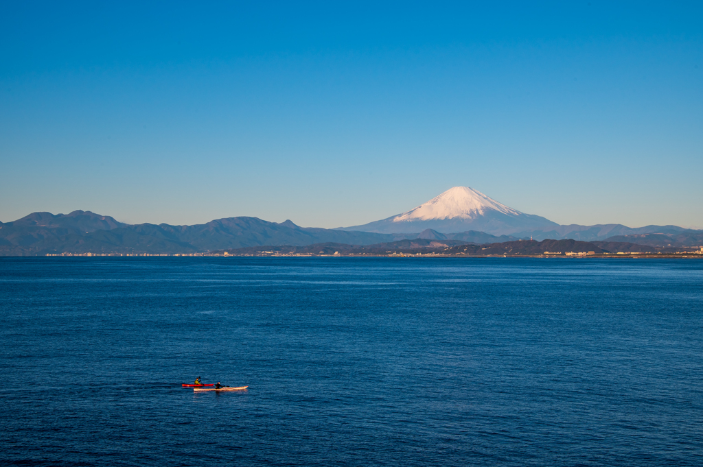 2022年元旦の富士山